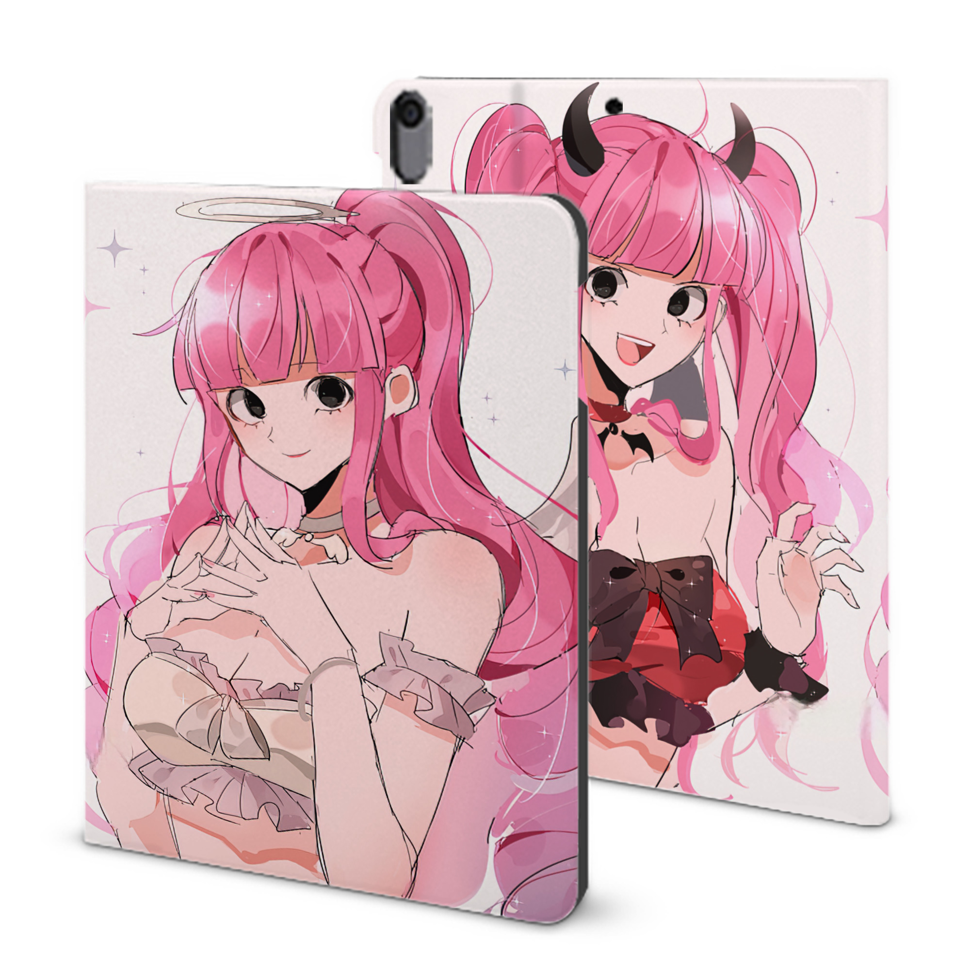 ワンピース ONE PIECE IPad ケース ブック型 PUレザー TPU 耐衝撃 軽量 薄型 ペン収納なし 全面保護 IPad 各モデル対応